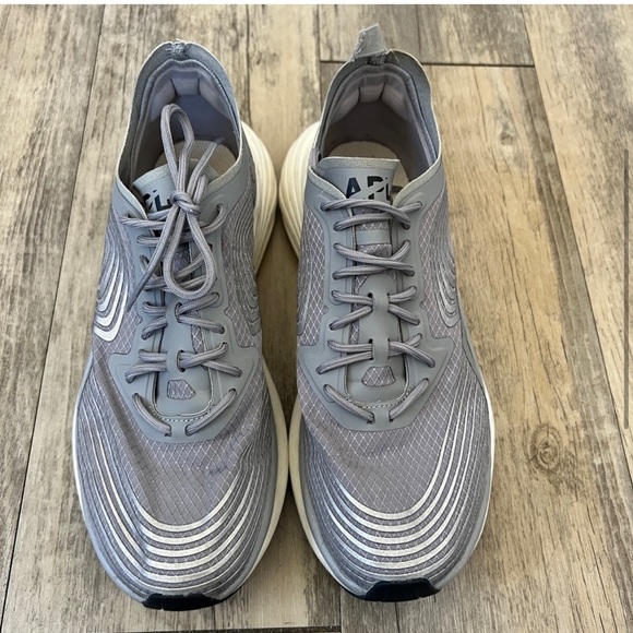 APL Athletic Propulsion Labs Streamline Women’s Running Sneakers in Gray Cement - Picture 3 of 5